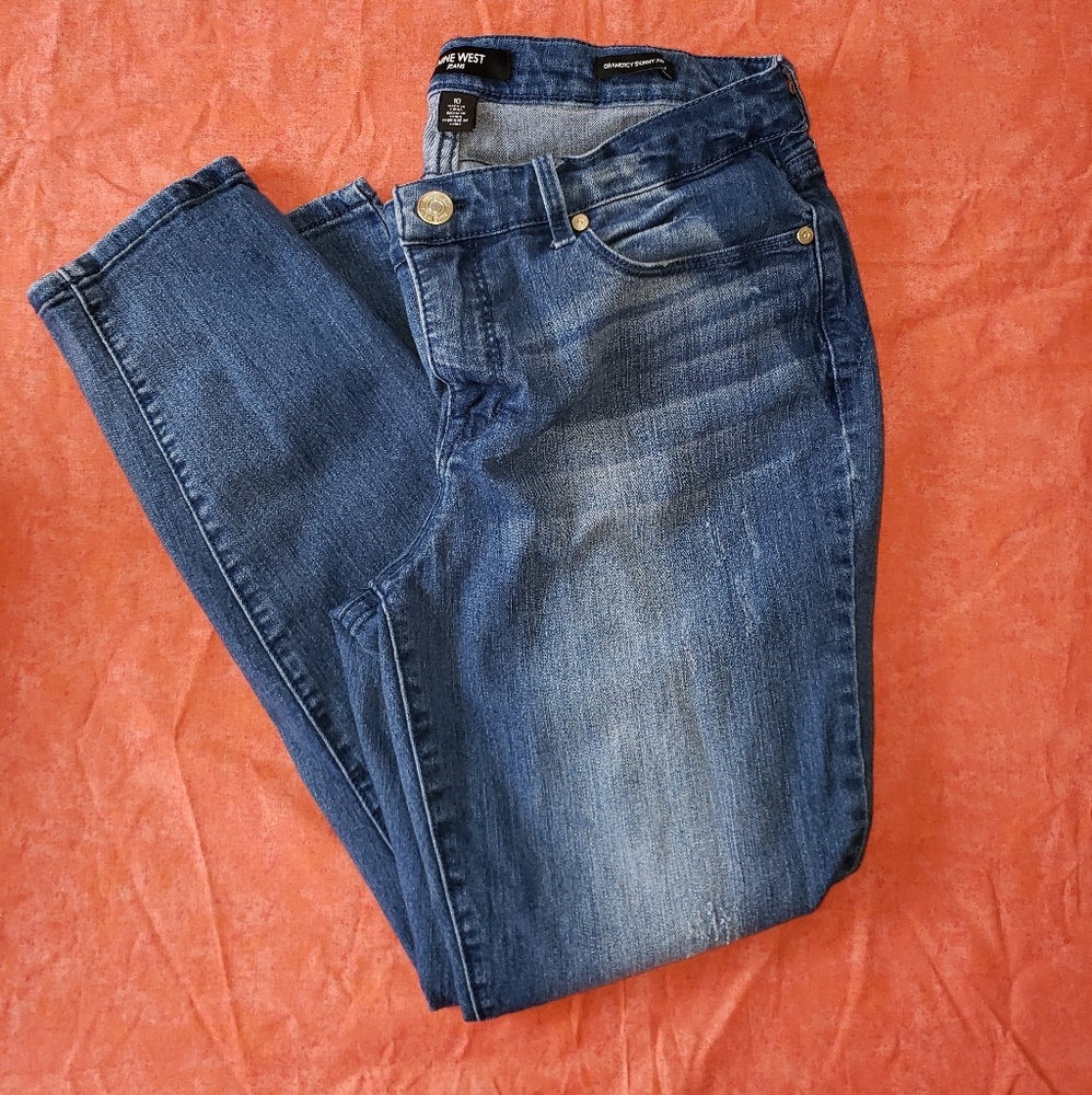 Nine West Gramercy Skinny Ankle Jeans